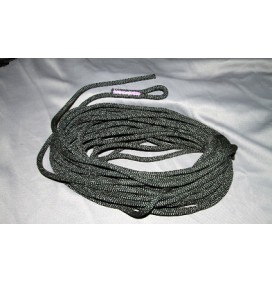 CORDE treuil 9 mm NOIRE - 31 M - 1 BOUCLE